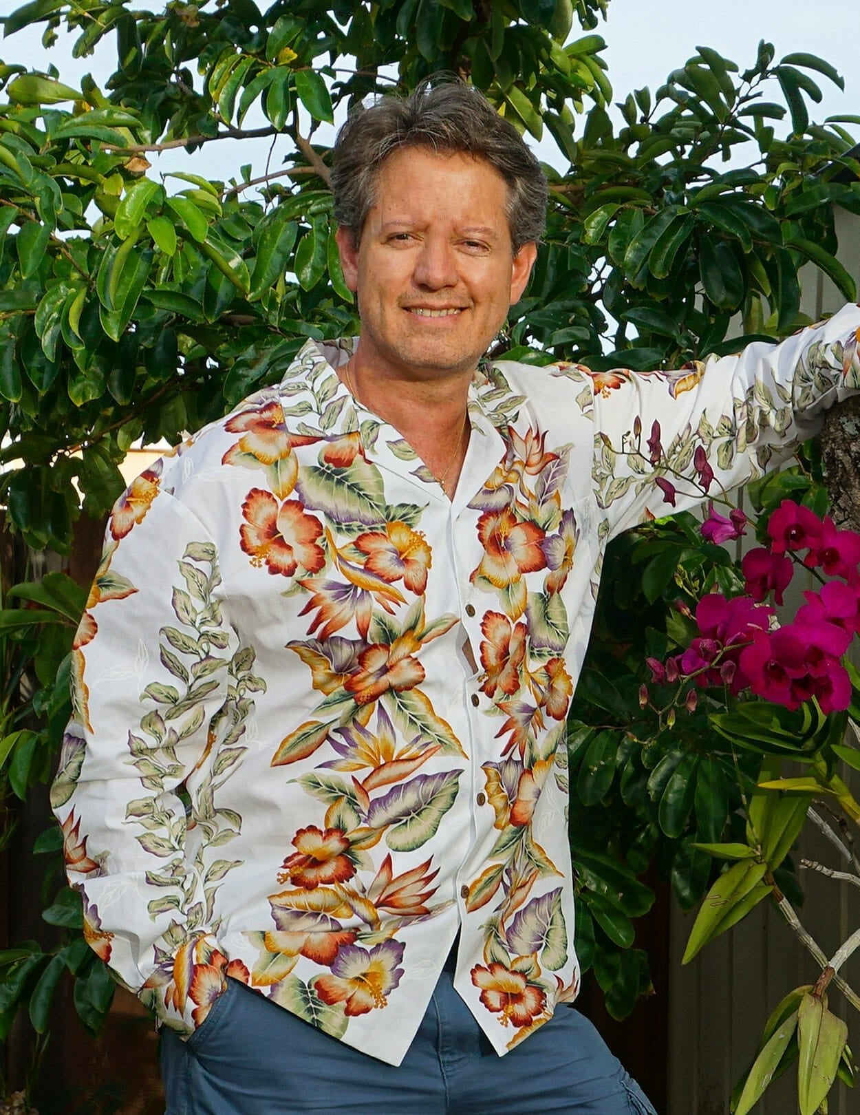 Long sleeve hawaiian dress shirt best sale