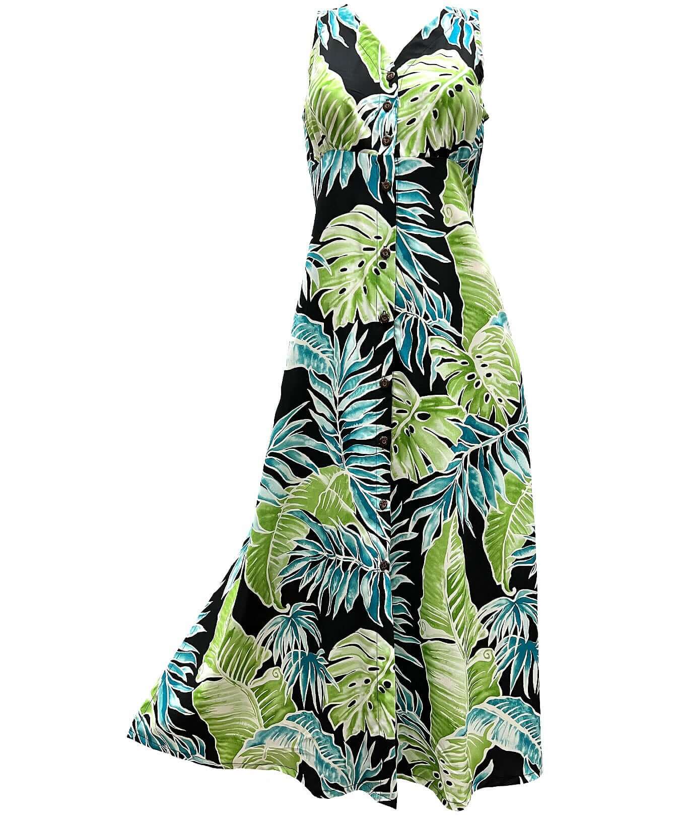 Hawaiian dress maxi best sale